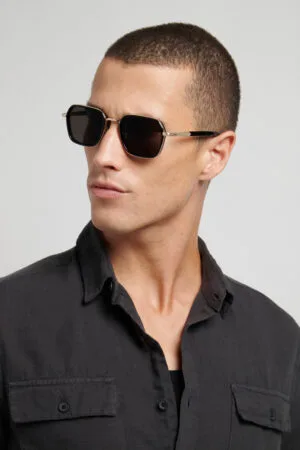 David Beckham DB 1194/G/S Altın Siyah - Gri Cam