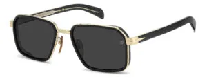 David Beckham DB 7158/S Altın Siyah - Gri Cam