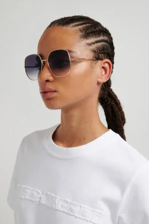 Marc Jacobs MARC 916/S Altın Siyah - Koyu Gri Degrade Cam