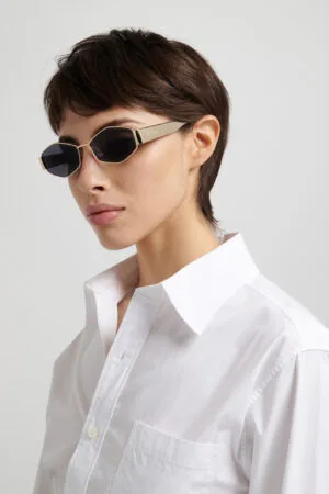 Marc Jacobs MARC 496/SHINY Altın Siyah - Gri Cam