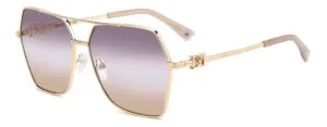 Dsquared D2 0206/S Roze Altın - Kahverengi Mor Çift Degrade Cam