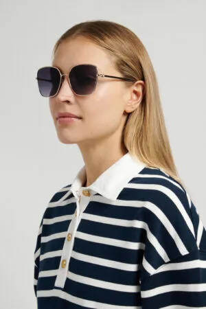 Tommy Hilfiger TH 2337/S Altın - Koyu Gri Degrade Cam