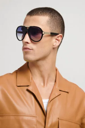 Dsquared D2 0196/S Siyah - Koyu Mavi Degrade Cam