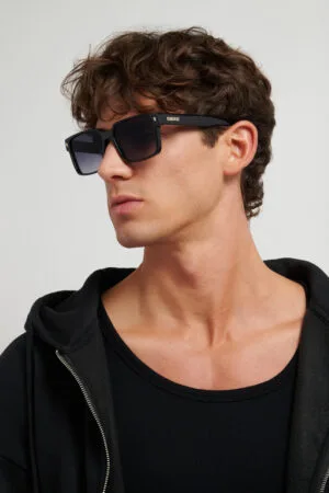 Dsquared D2 0202/G/S Siyah - Koyu Gri Degrade Cam