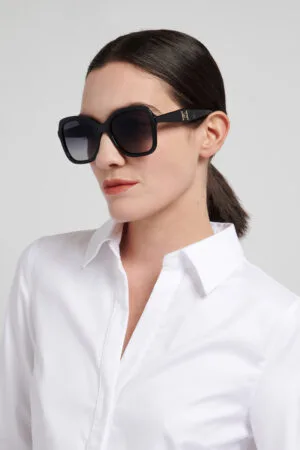 Carolina Herrera HER 0373/S Siyah - Koyu Gri Degrade Cam